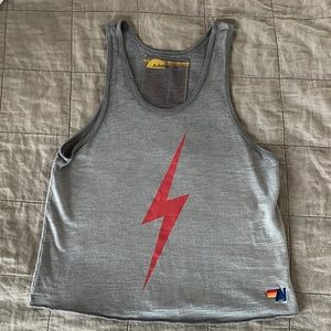 Aviator Nation bolt tank top, size small. Excellent condition.